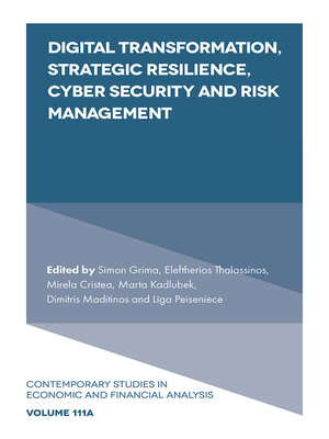 cover image of Digital Transformation, Strategic Resilience, Cyber Security and Risk Management